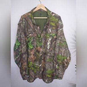 Mossy Oak Meshback Flyweight Camo Hunting Shirt 2XL